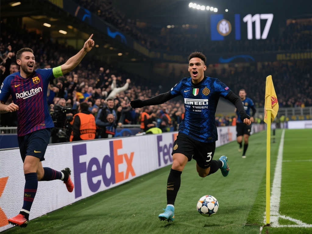 93分钟扳平加时逆转!国际米兰4:3险胜巴塞罗那 93分钟扳平加时逆转!国际米兰4:3险胜巴塞罗那